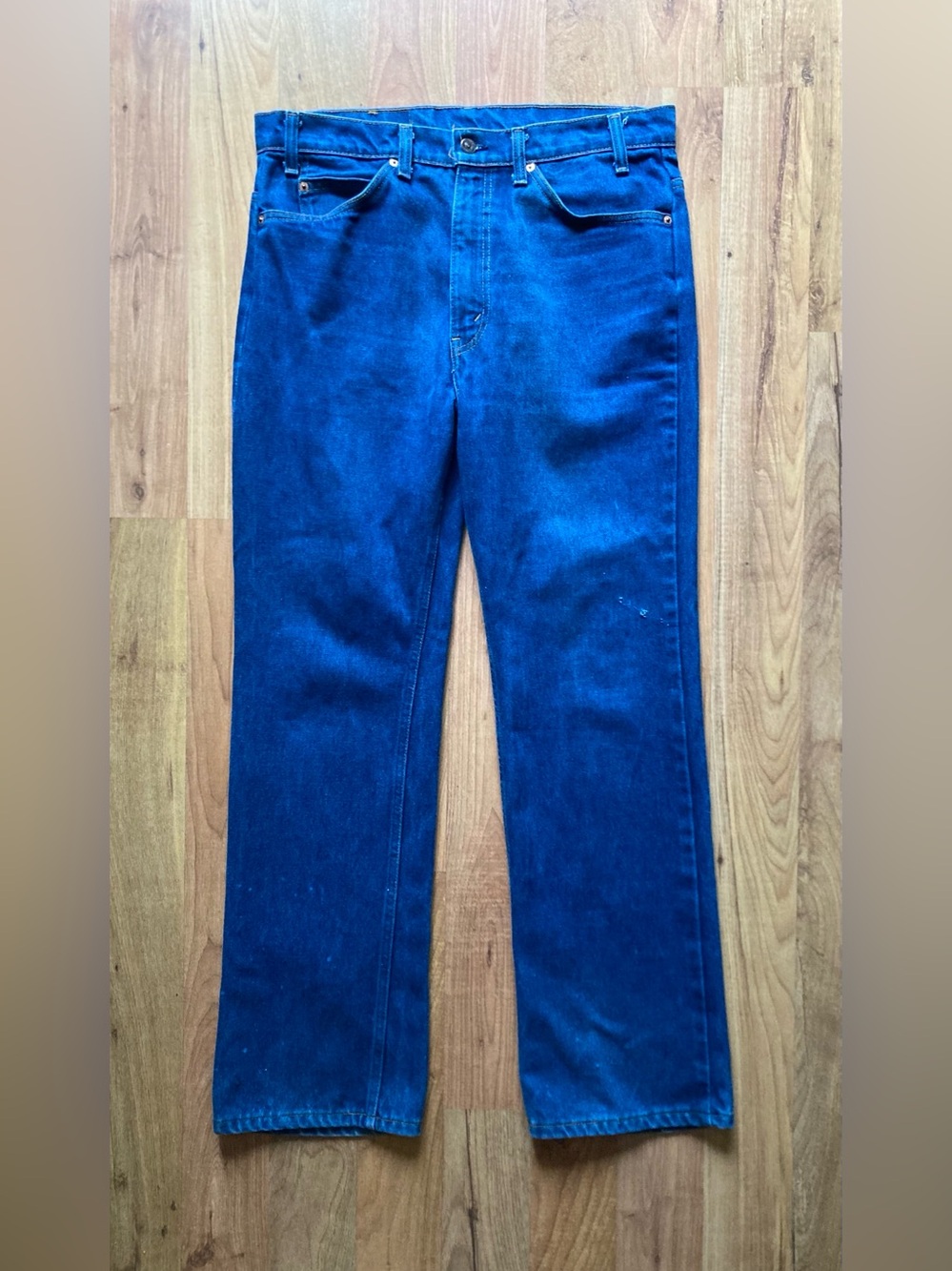 VTG Levi’s 20516 0914 Orange Tab Mens 36x32 Boot Cut USA Made Blue Jeans
